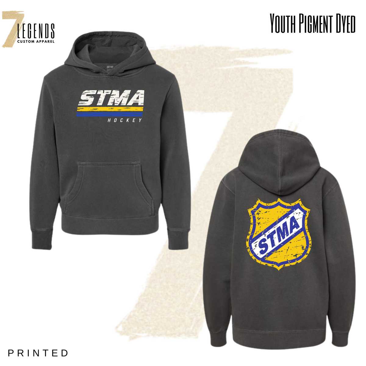 STMA Premium Pigment Dyed Hoodie