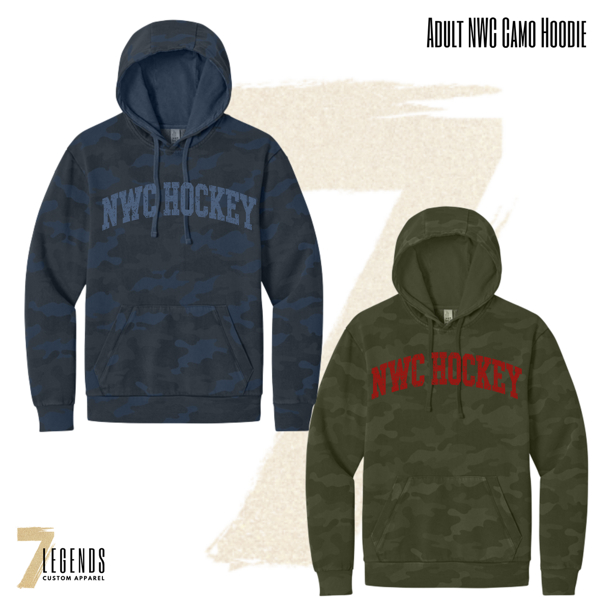 Adult Camo Hoodie