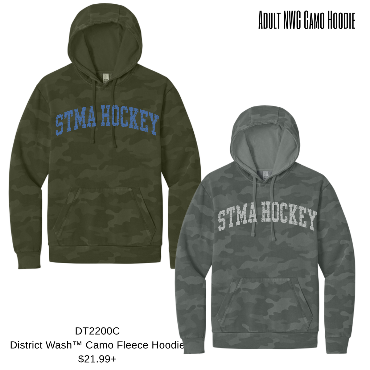 Adult Camo Hoodie