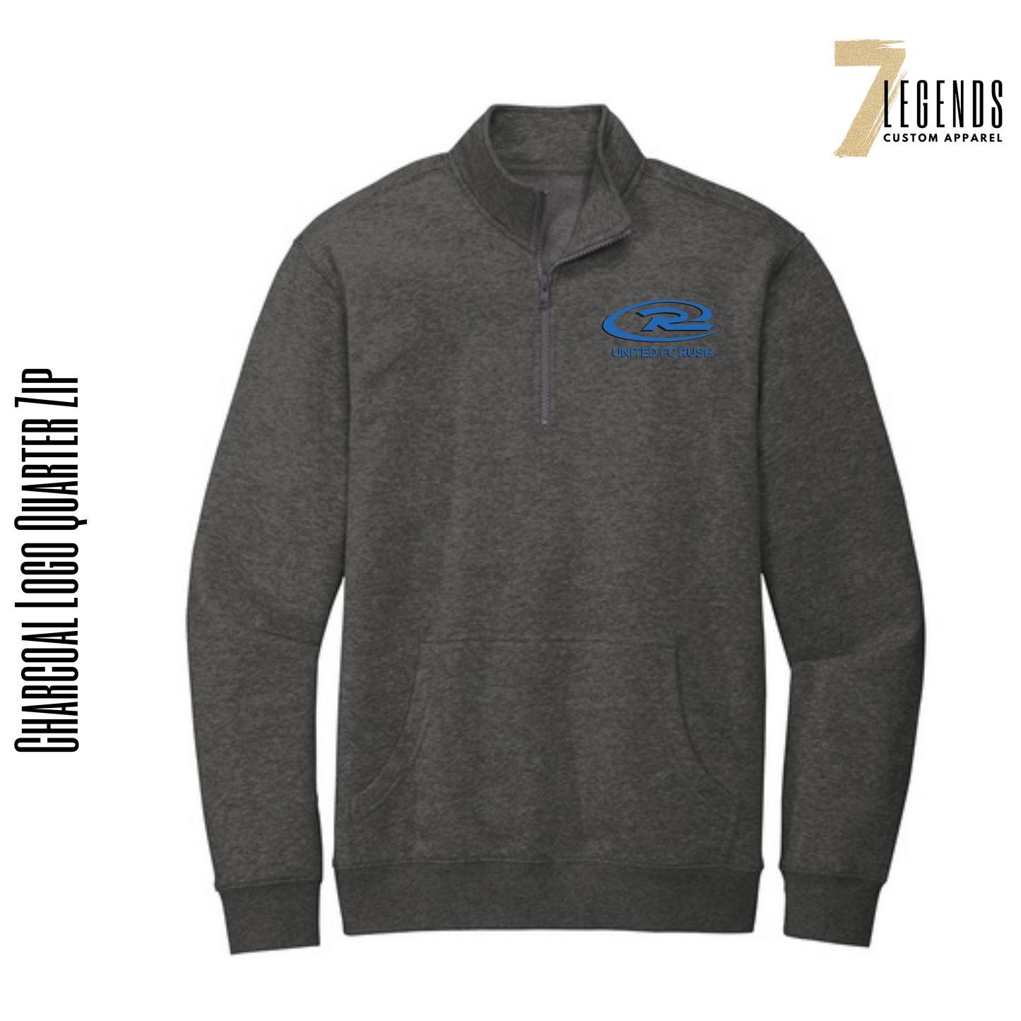 Charcoal Logo 1/4 Zip