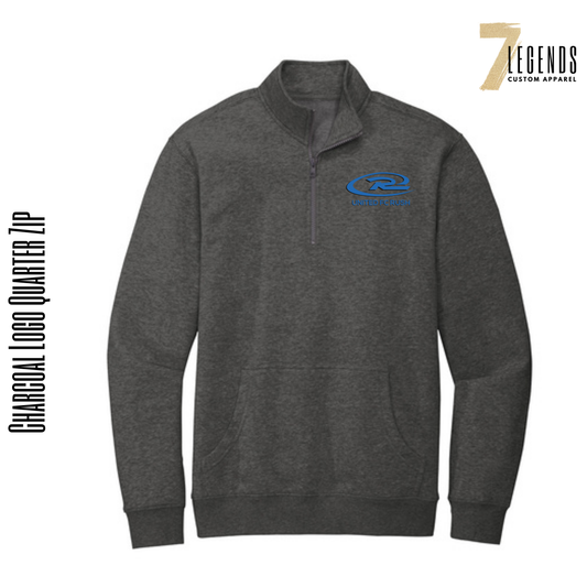 Charcoal Logo 1/4 Zip