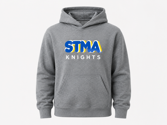 Youth STMA Knights Hoodie - Gray