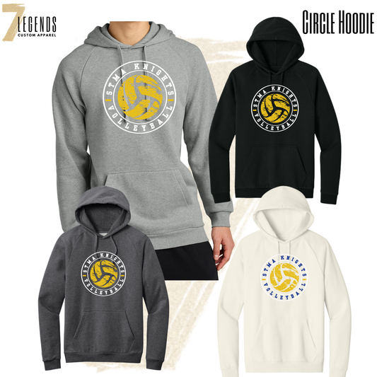 STMA HS Volleyball Circle Hoodie