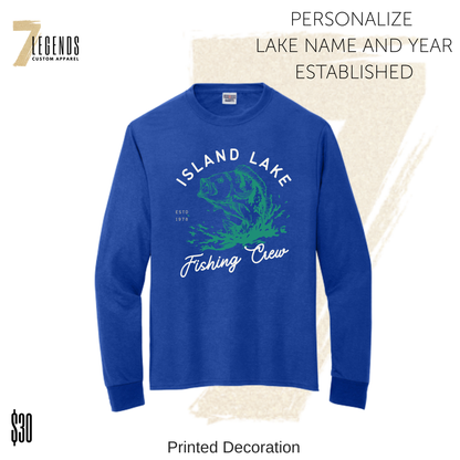 CC Adult Fishing Crew Long Sleeve T-Shirt