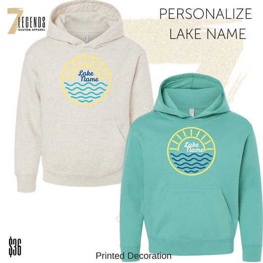CC Lazy Lake Days YOUTH Hoodie
