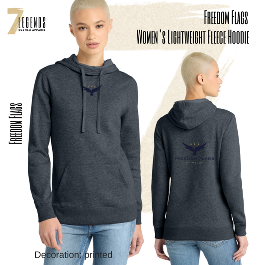 FREEDOM FLAGS Women's Year-Round Fleece Hoodie