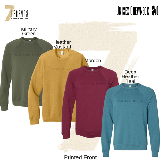 Minimalistic crewneck sweatshirts