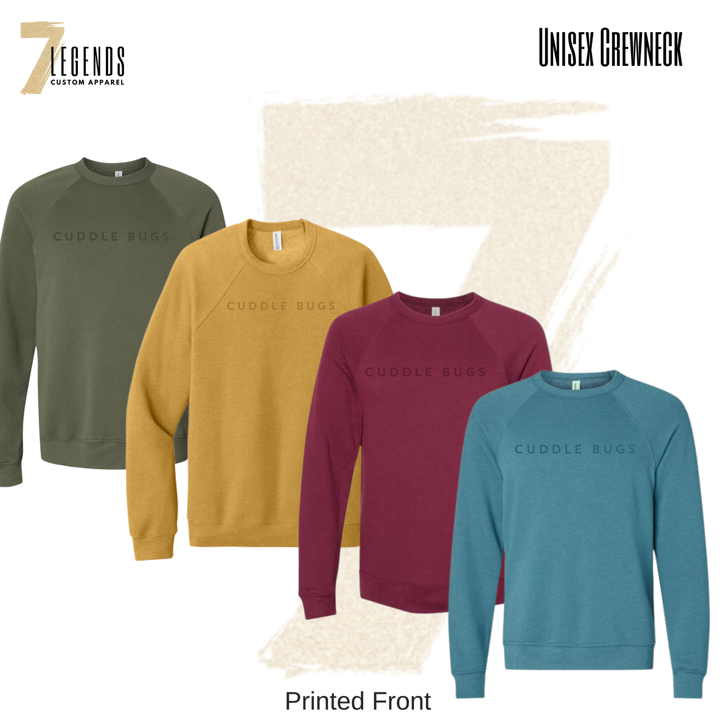 Minimalistic crewneck sweatshirts