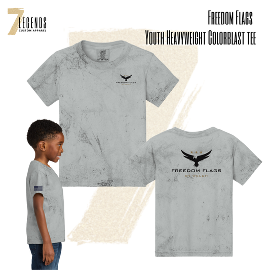 Freedom Flags Youth Colorblast Tee