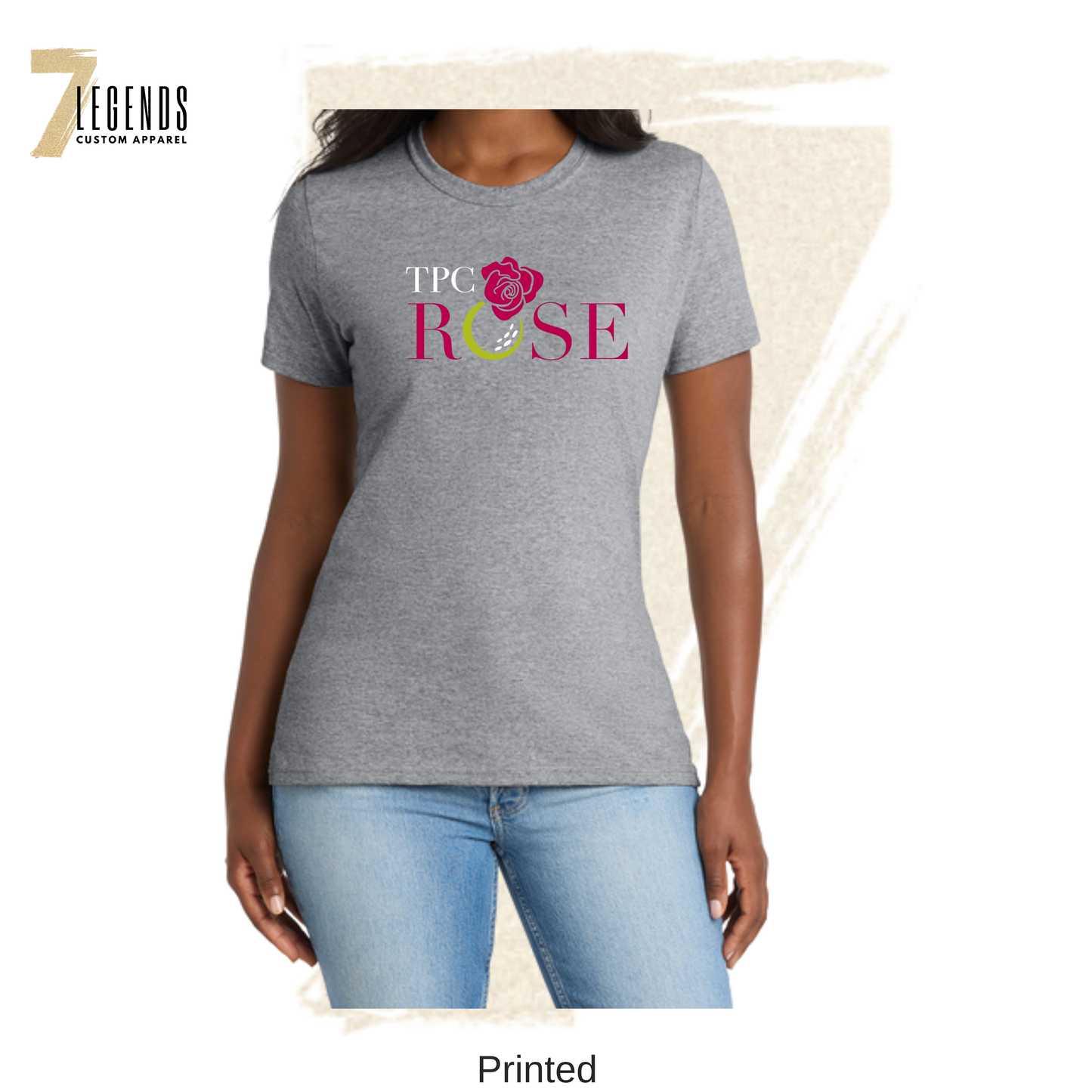 TPC Rose Gray T-shirt