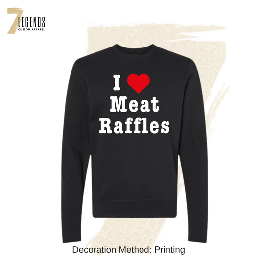 SF - I LOVE MEAT RAFFLES Adult Crew