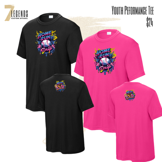 STMA Knights Baseball - Youth Performance Drip Tshirt