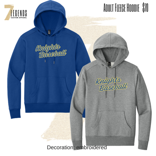 STMA Knights Baseball Perfect Weight Hoodie