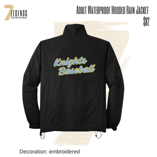STMA Knights Baseball Full Zip Wind Jacket
