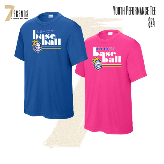 STMA 11U Knights Baseball - Youth Performance Team Tee