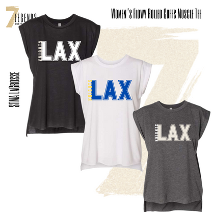 Lacrosse Women's Flowy Rolled Cuff Muscle Tee