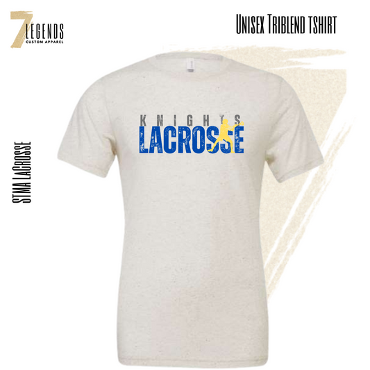 Lacrosse Heather Off-White Unisex Jersey Tshirt