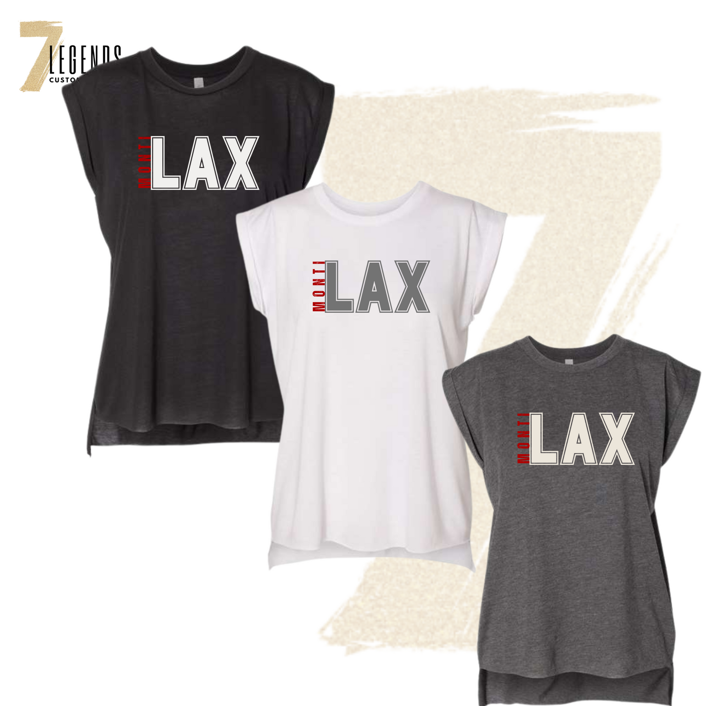 Monti LAX Womens Flowy Muscle Tank