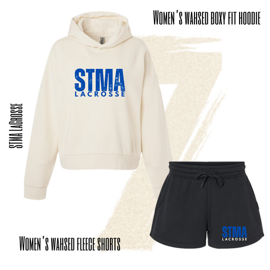 Lacrosse Washed Boxy Fit Hoodie