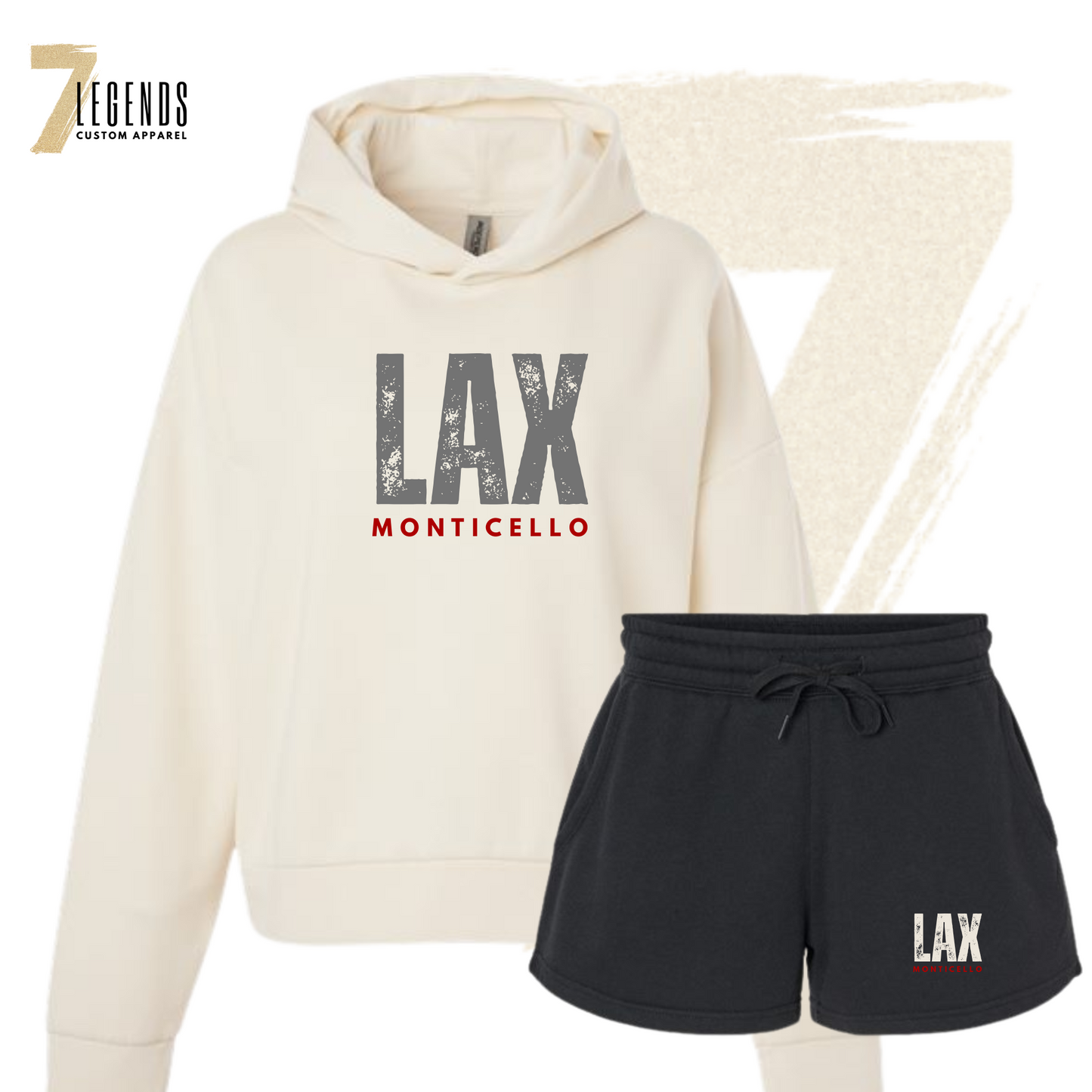 Monti LAX Boxy Sweatshirt and Matching Shorts