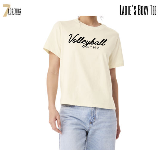 STMA HS Volleyball Ladies Boxy Tee