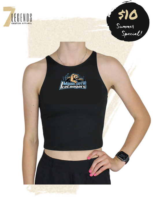 MN Ice Cougars black tank top special