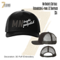 MN Knights Black/White Snapback hat