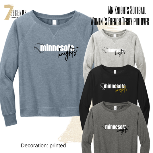 MN Knights Women's French Terry Crew