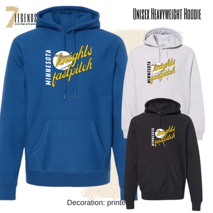 MN Knights Premium Heavyweight Softball Hoodie