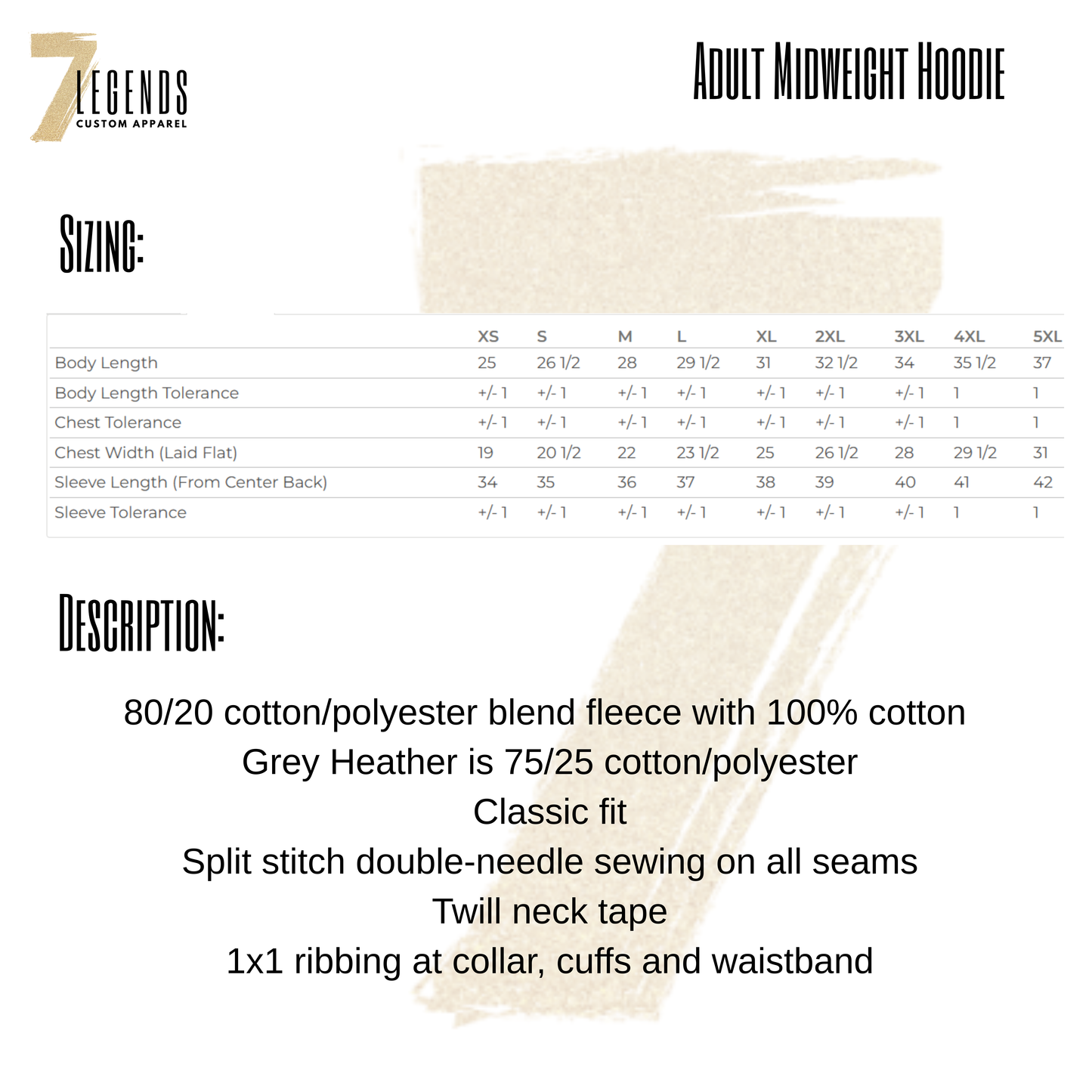 MN Knights Adult Midweight Hoodie