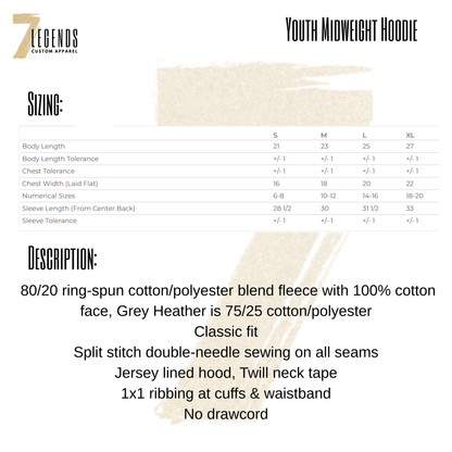 MN Knights Youth Midweight Hoodie