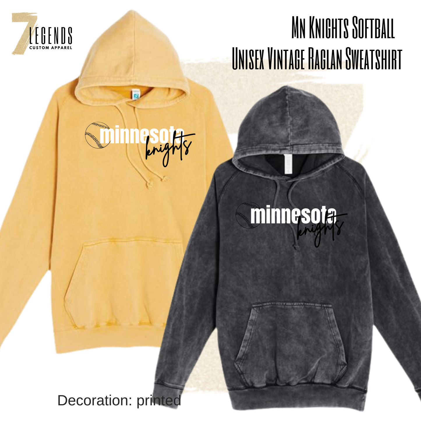 MN Knights Vintage Washed Hoodie