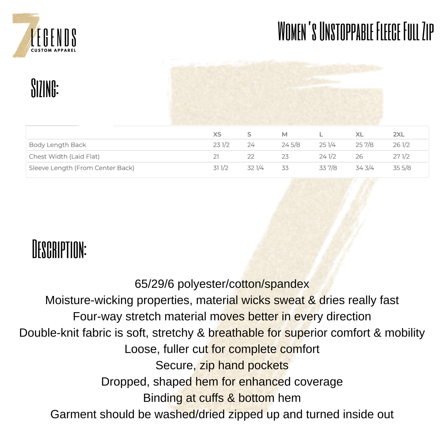 MN Knights Women's Full Zip Fleece