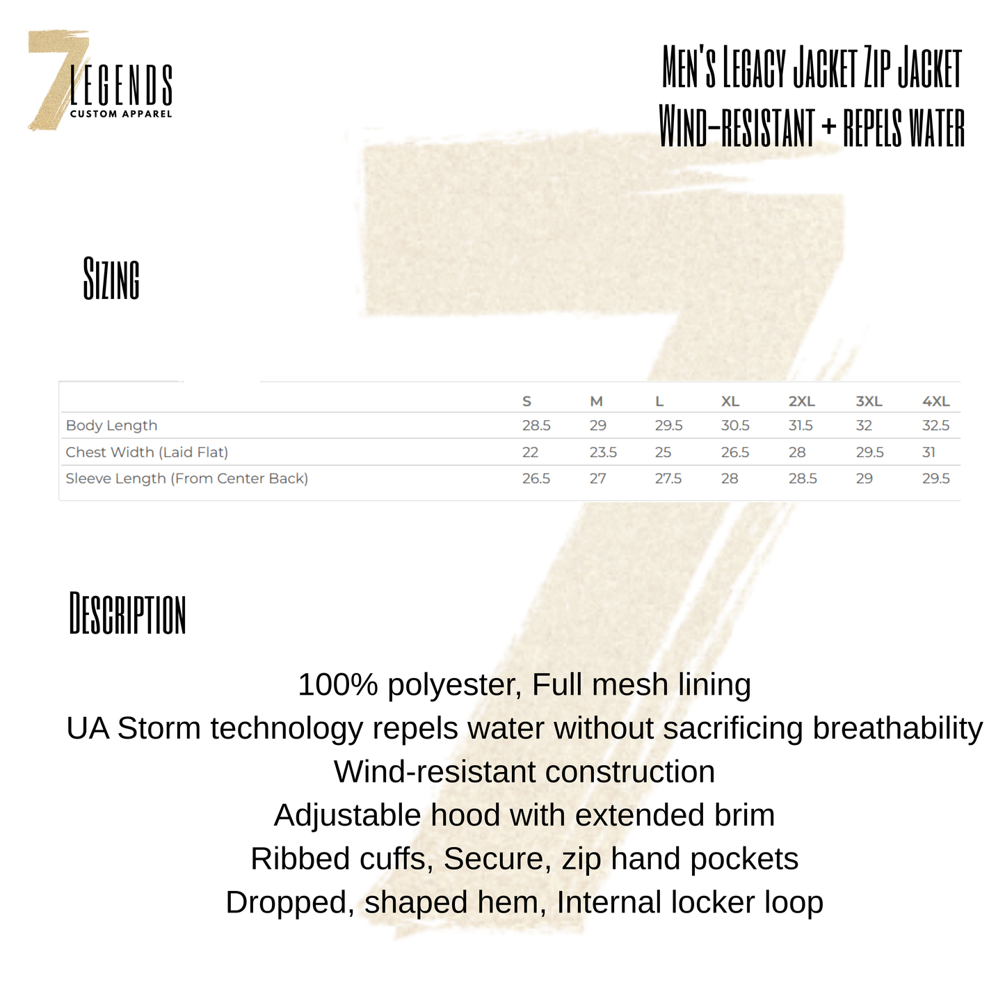 MN Knights Men's Under Armour Windbreaker