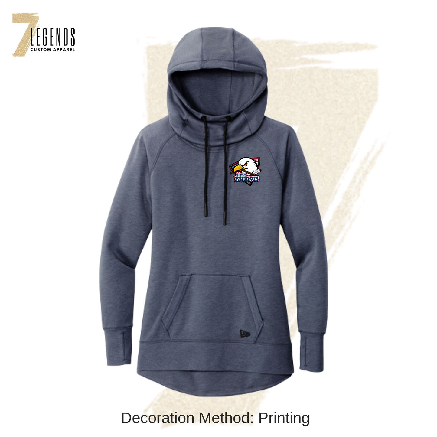 Women's Cowl Neck Hoodie