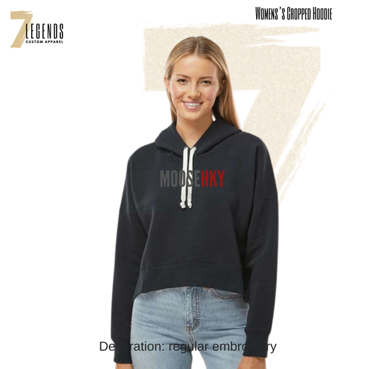Moose Women's Cropped Hoodie