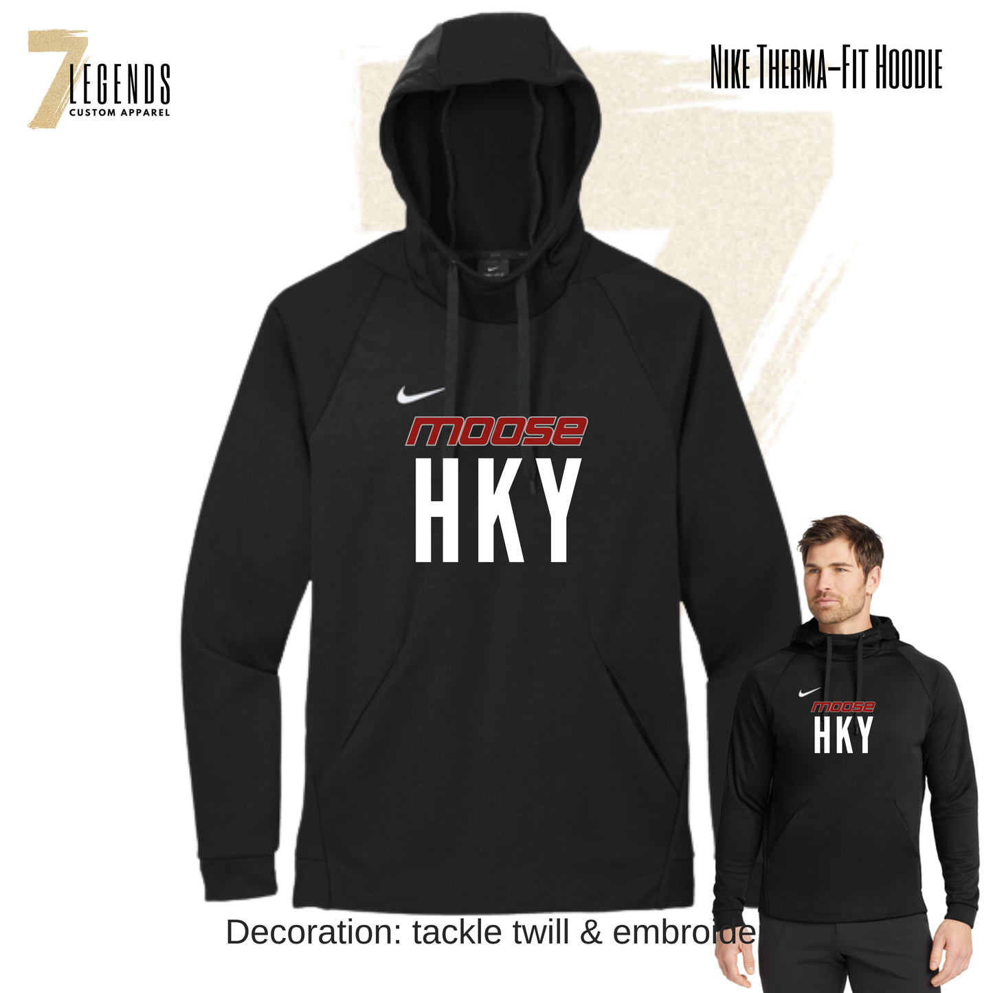 Moose Nike Therma-Fit Hoodie