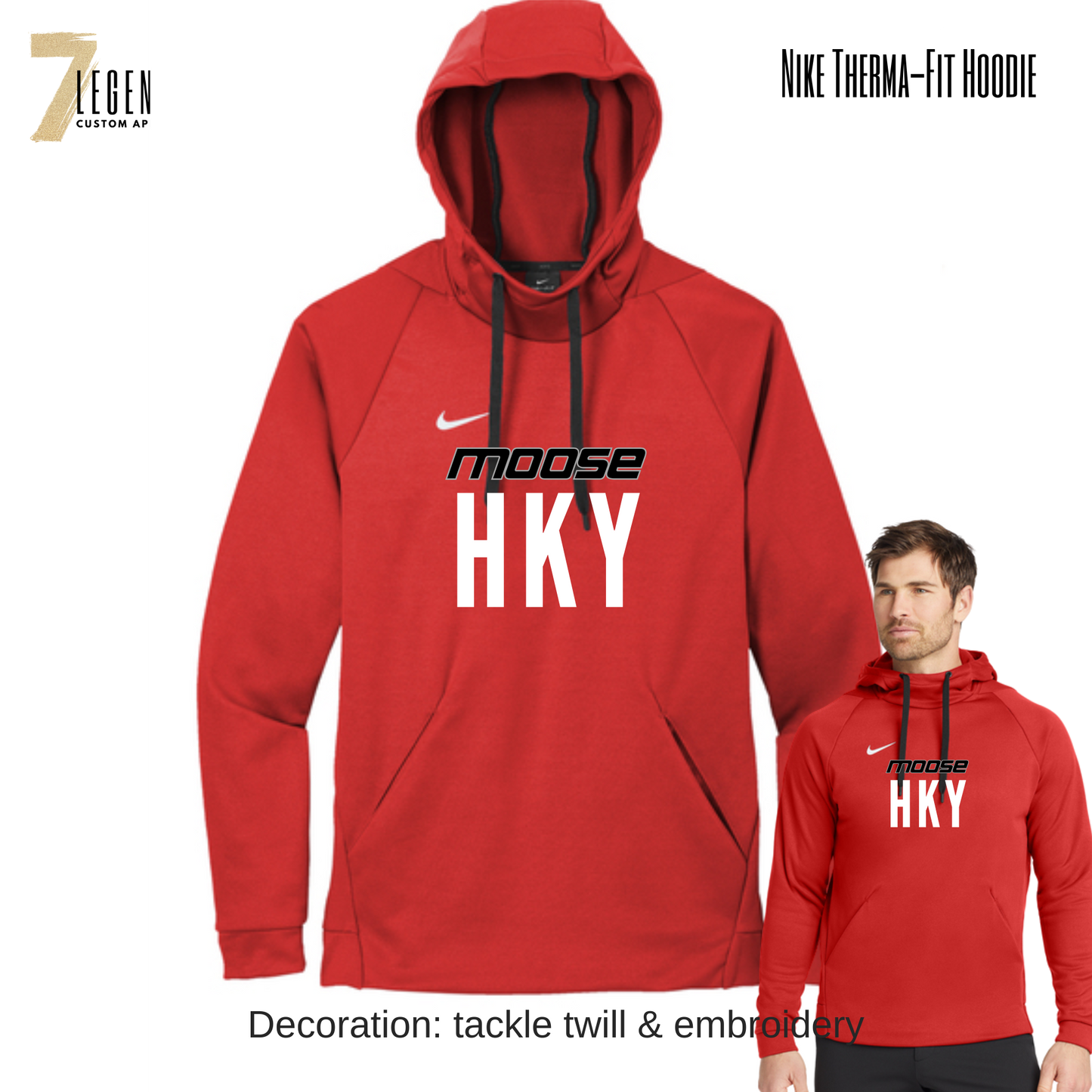 Moose Nike Therma-Fit Hoodie