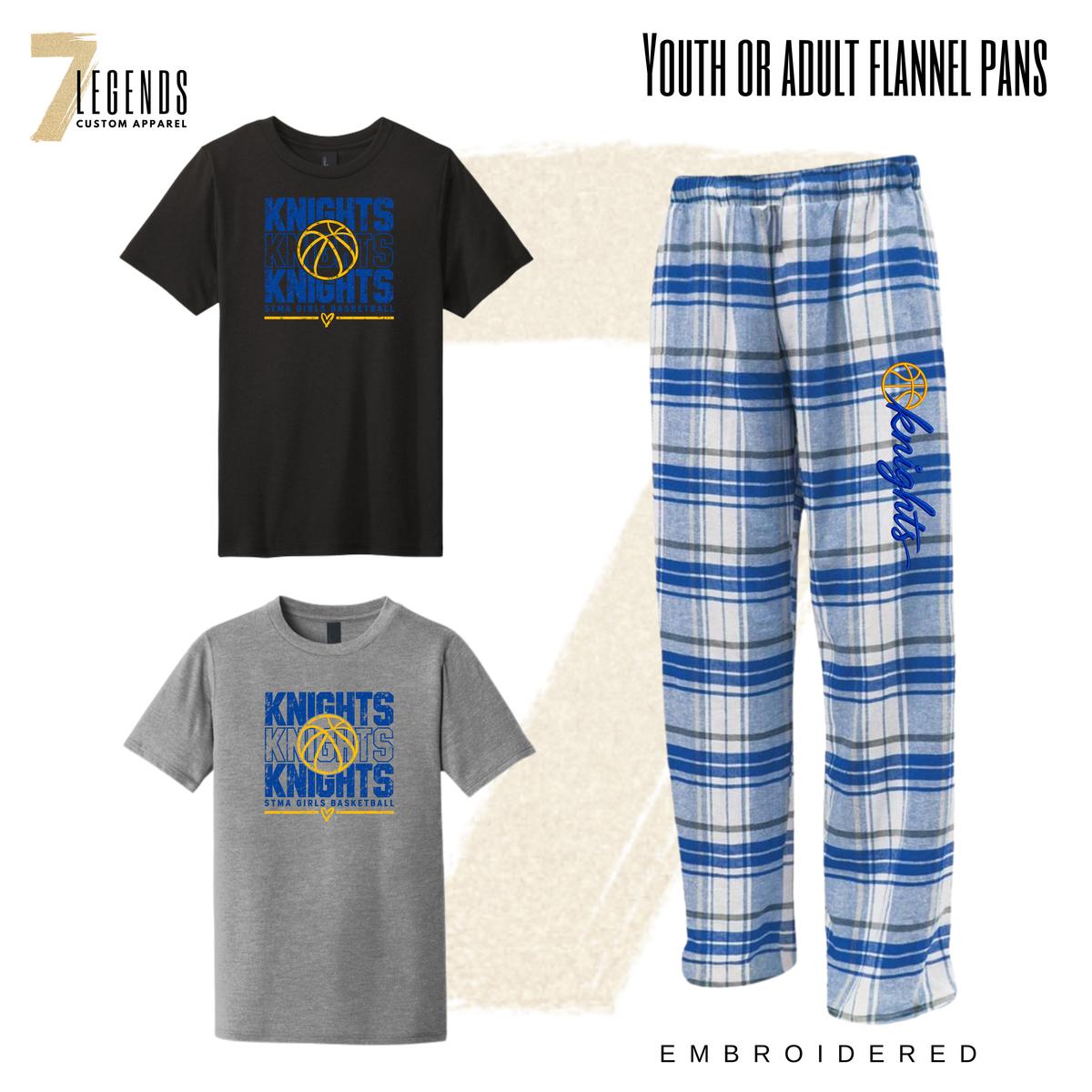 STMA 7B Girls BB - Flannel Pants