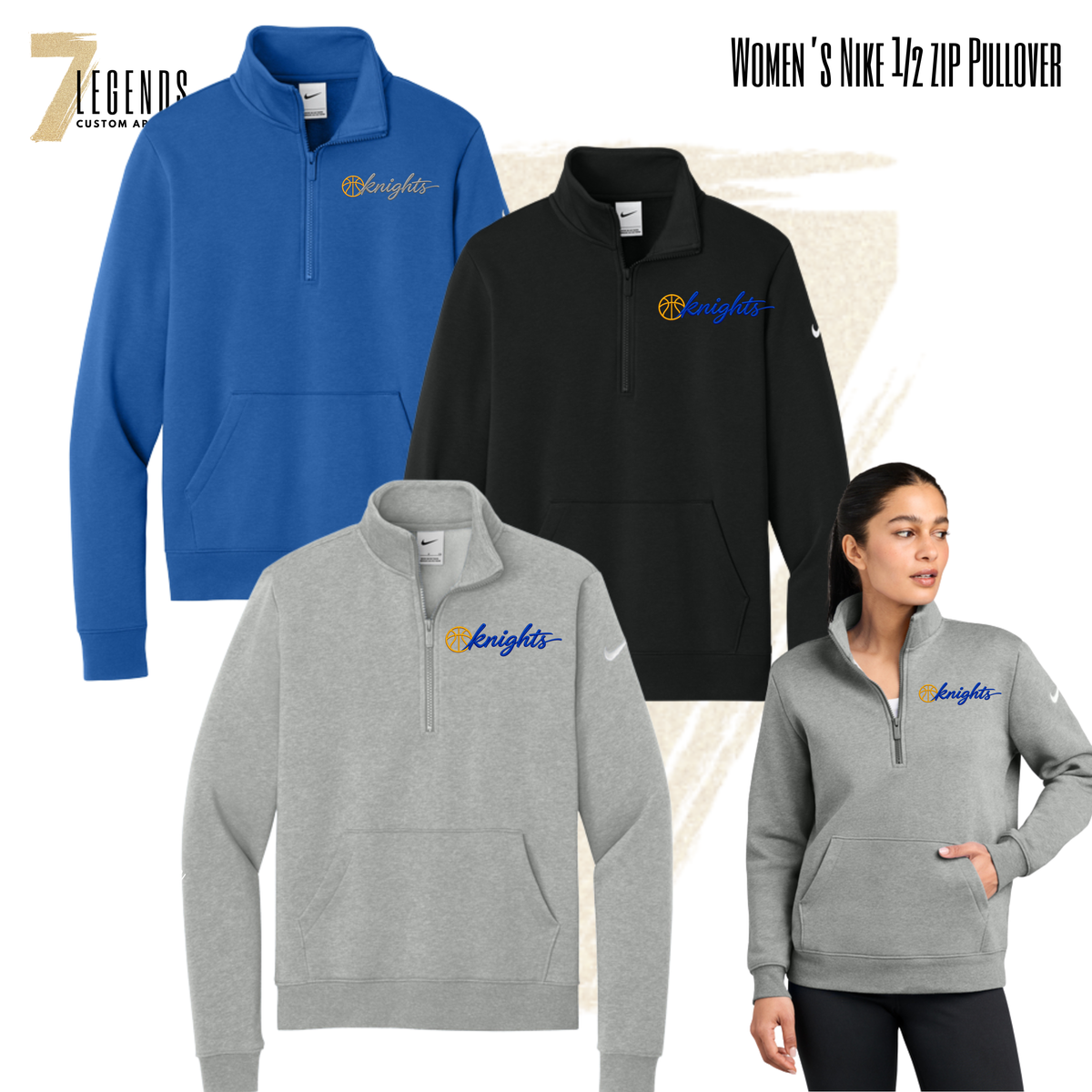 STMA 7B Girls BB - Women's Nike Club Fleece Pullover