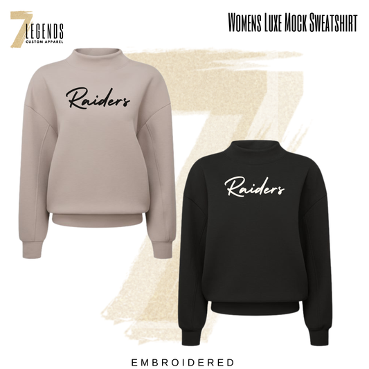 Raiders Women's Luxe Mockneck