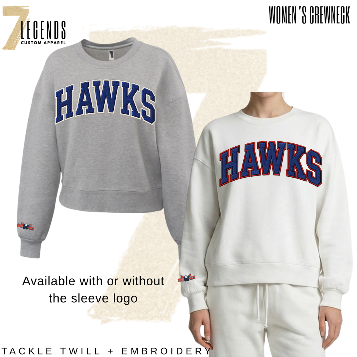 Women's HAWKS Crewneck