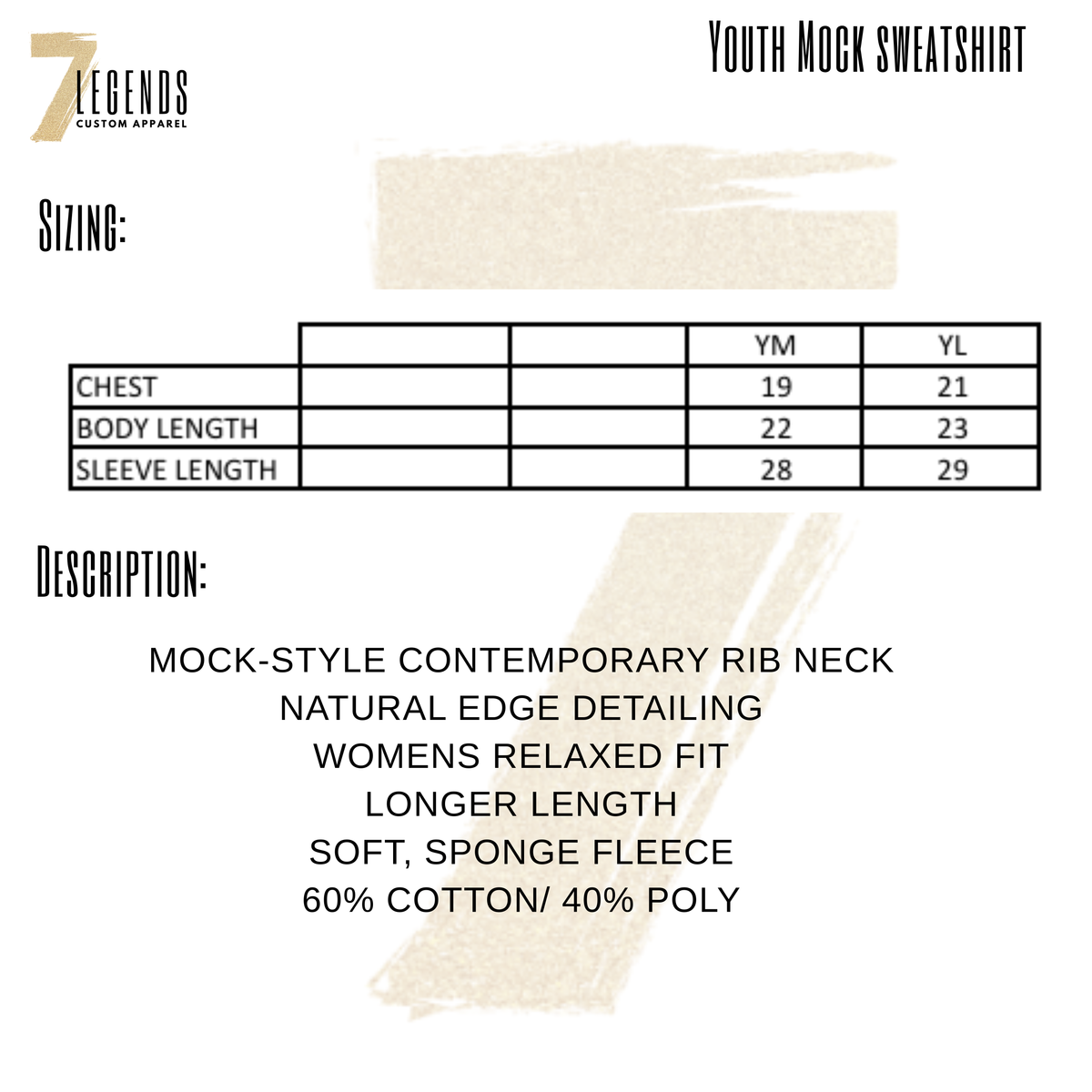 Rush Soccer Youth Mock Sweatshirt