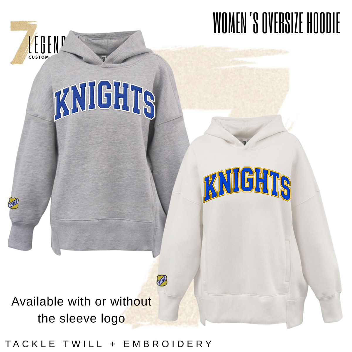 Women's Oversize KNIGHTS Hoodie