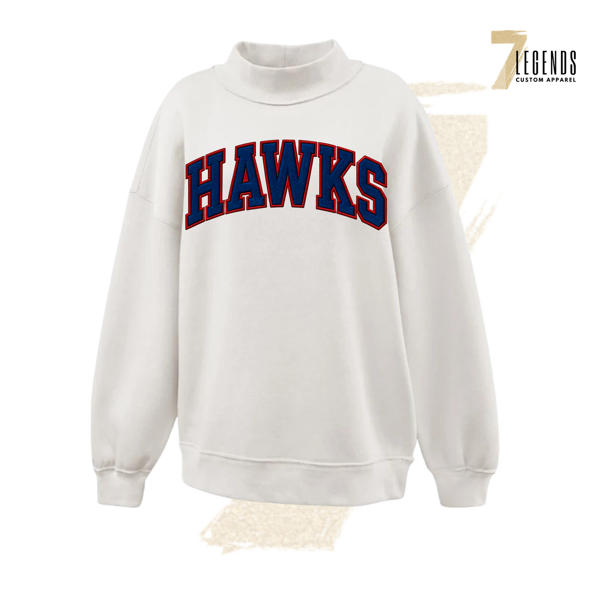 PRE-ORDER! Women's HAWKS Mock Neck