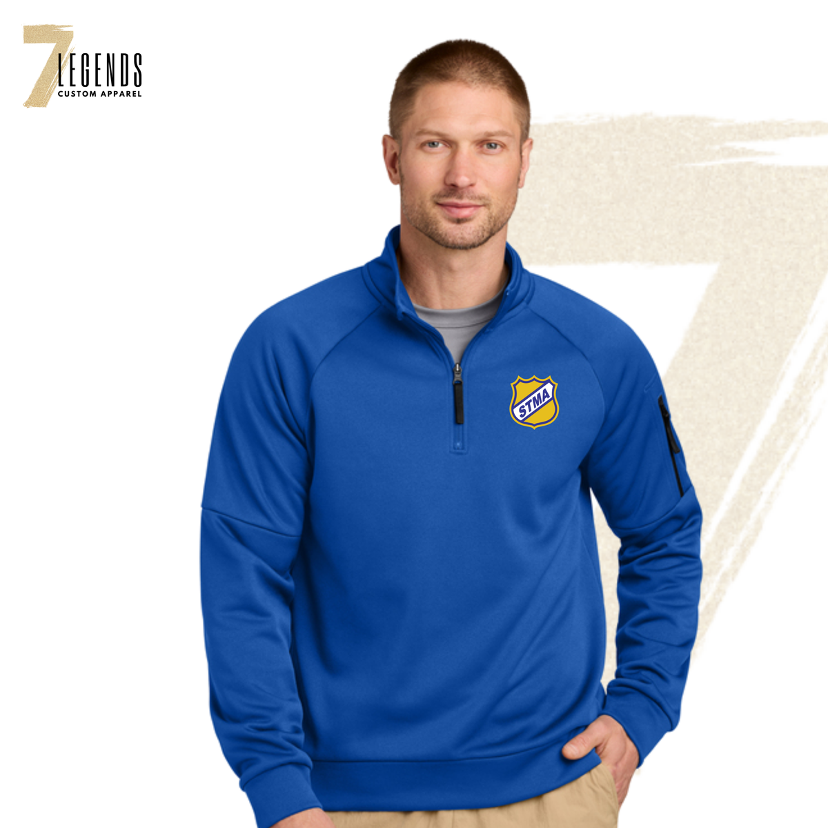 Men's Nike Performance 1/4 Zip Pullover - STMA