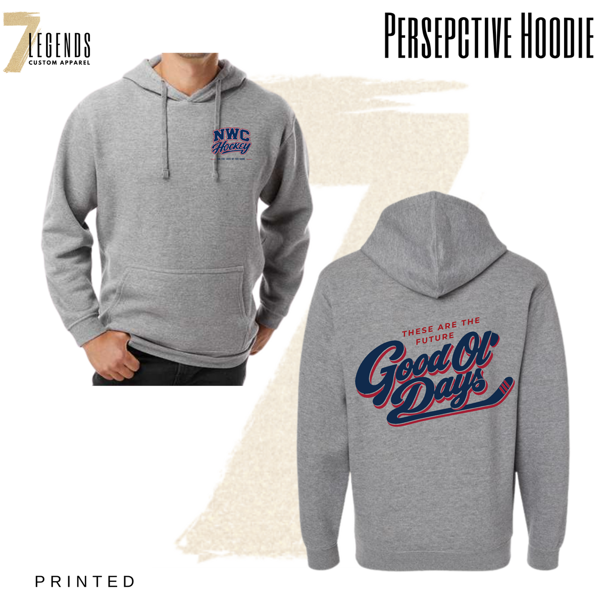 RiverHawks - Adult Perspective Hoodie