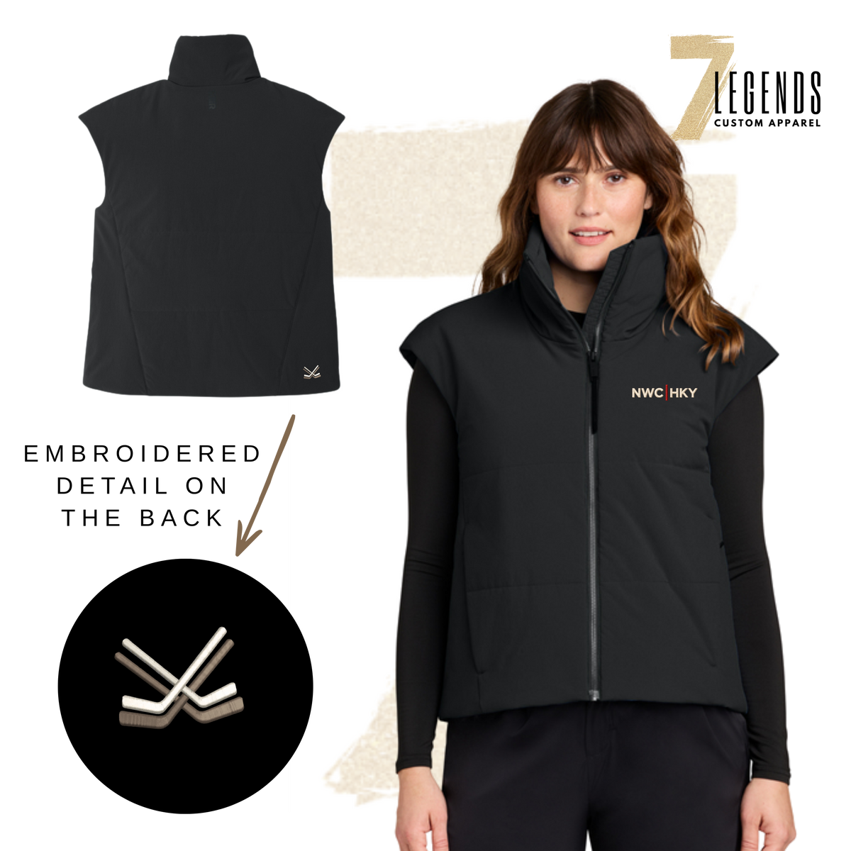 Women's Modern NWC Puffy Vest