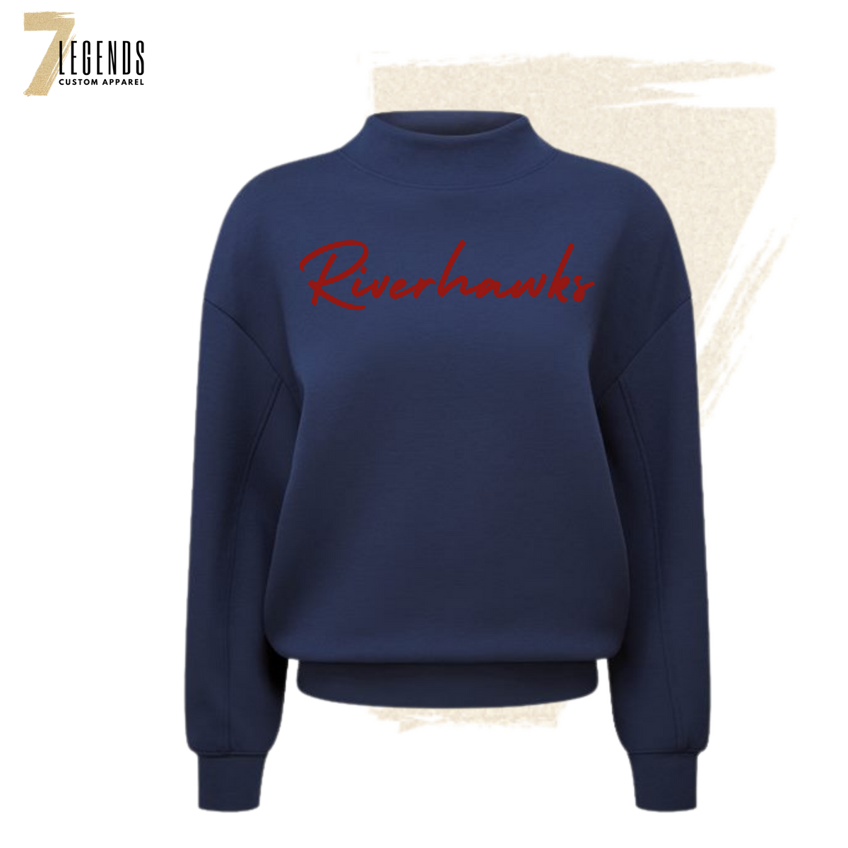 PRE-ORDER Women's Embroidered Luxe Mock Neck