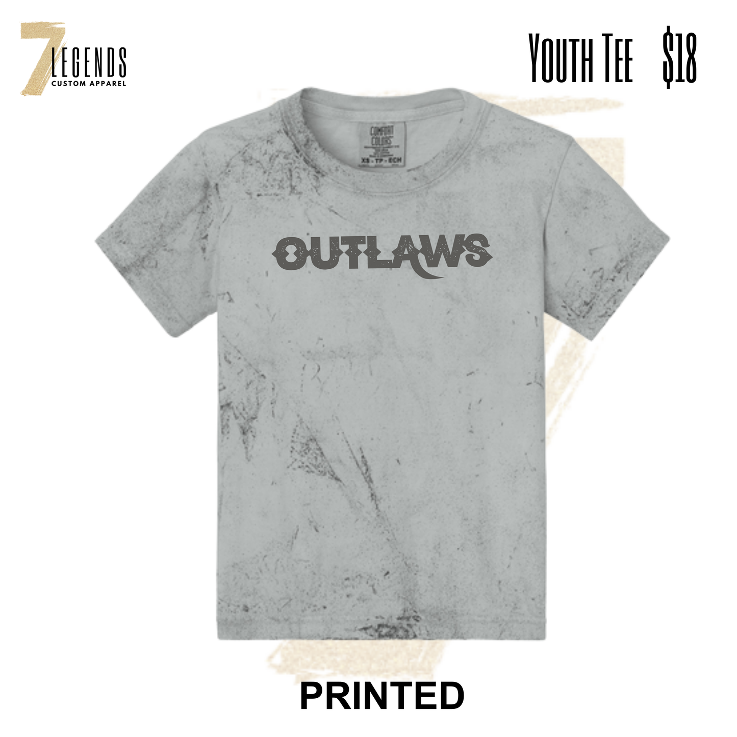 Outlaws YOUTH Colorblast Tee